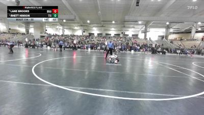 55 lbs Cons. Semi - Rhett Hinson, Tullahoma Takedown Club vs Lane Brooks, Clinton Dragon Youth Wrestling