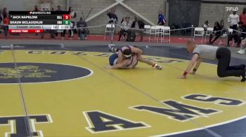 133 lbs Champ. Round 1 - Shaun McLaughlin, Roger Williams vs Jack Napeloni, Williams College