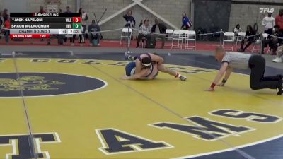 133 lbs Champ. Round 1 - Shaun McLaughlin, Roger Williams vs Jack Napeloni, Williams College
