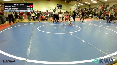 58 lbs Consi Of 8 #2 - Maddox Reed, Raw Wrestling Club vs Waylon Cooper, Sperry Wrestling Club