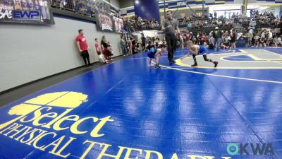 49 lbs Quarterfinal - Bodee Coffman, Piedmont vs Brooks Jerry, Rough Riders