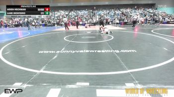105 lbs Round Of 32 - Aiden Heckman, Fallon Outlaws Wrestling Club vs Lane Monteiro, Origin Training Center