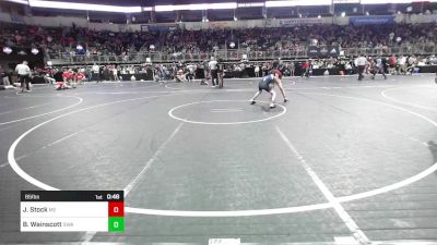 85 lbs Round Of 16 - Jaxson Stock, Moyer Elite vs Bentley Wainscott, Shelton Wrestling Academy