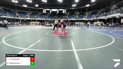 175 lbs Cons. Round 2 - Jack Treutelaar, Libertyville vs Ryker Gemberling, Deer Creek Mackkinaw