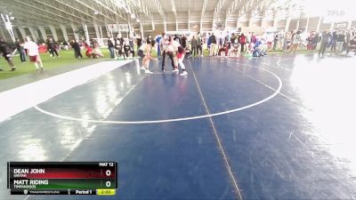 150 lbs Quarterfinal - Dean John, Uintah vs Matt Riding, Timpanogos