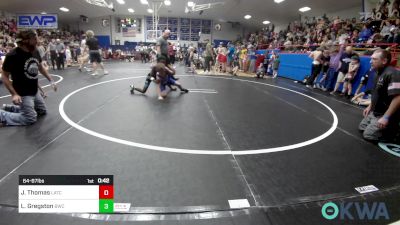 64-67 lbs Rr Rnd 1 - Jeremy Thomas, Little Axe Takedown Club vs Lloyd Gregston, Bartlesville Wrestling Club