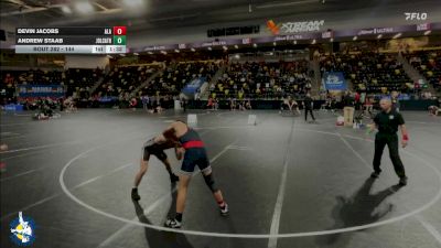 144 lbs Prelim - Devin Jacobs, Albert Lea Area vs Andrew Staab, Joliet (Catholic Academy)
