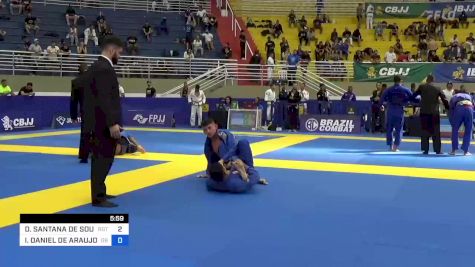 DAVID SANTANA DE SOUZA vs IGOR DANIEL DE ARAUJO NOGUEIRA 2023 Brasileiro Jiu-Jitsu IBJJF