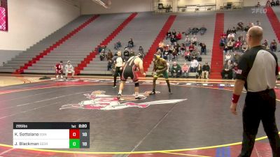 285 lbs Rr Rnd 1 - Kade Sottolano, Edinboro vs James Blackman, George Mason