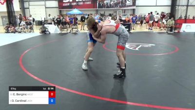 61 kg Consi Of 16 #1 - Ethan Berginc, West Point Wrestling Club vs Derrick Cardinal, Jackrabbit Wrestling Club