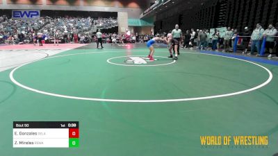 110 lbs Consi Of 8 #2 - Emily Gonzales, Delano Diablos vs Zoe Mireles, Red Star Wrestling Academy