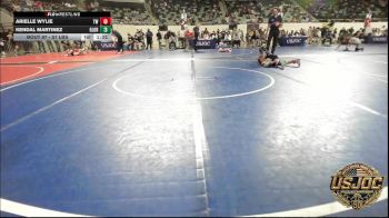 57 lbs 5th Place - Arielle Wylie, Tuttle Wrestling vs Kendal Martinez, Glory Wrestling Academy