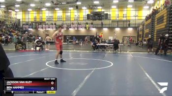 182 lbs Champ. Round 1 - Jackson Van Kley, Iowa vs Ben Hammes, Iowa
