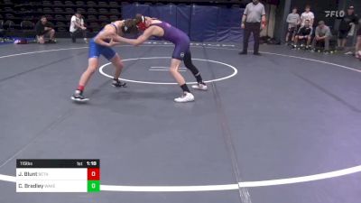 115 lbs Round Of 16 - Jarrod Blunt, Bethlehem, PA vs Caden Bradley, Waverly, NY