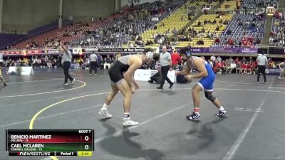 184 lbs Semis & 1st Wrestleback (8 Team) - Benicio Martinez, Millikin vs Cael Mclaren, Cornell College