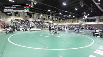 126 lbs 7th Place Match - Aaron Klein, Poway vs James Fukuchi, Cerritos