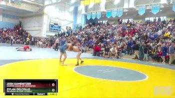 132 lbs Champ. Round 1 - Dylan Delcollo, Delaware Military Academy vs Josh Kamenitzer, Charter School Of Wilmington