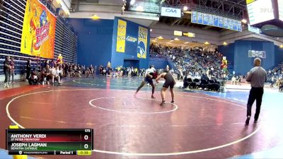 175 lbs Cons. Round 1 - Joseph Lagman, DeMatha Catholic vs Anthony Verdi, St Peter Prepatory