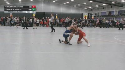106 lbs 7th Place Match - Maverick Sanchez, Esperanza HS vs Dustin Alvarado, Black Fox Wrestling Academy