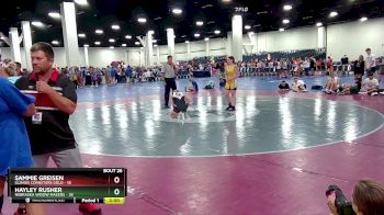 145 lbs Placement (16 Team) - Hayley Rusher, Nebraska Widow Makers vs Sammie Greisen, Illinois Cornstars Gold