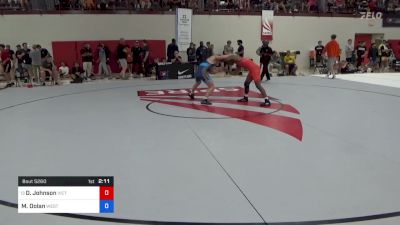 57 kg Round Of 64 - Deion Johnson, Victory Elite Wrestling vs Matthew Dolan, West Virginia Regional Training Center