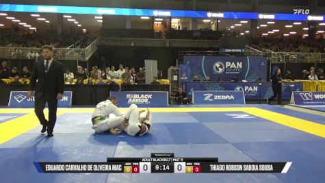 Thiago Robson Saboia Sousa vs Eduardo Carvalho De Oliveira Mac 2026 Pan Jiu Jitsu IBJJF Championship