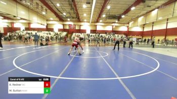 141 lbs Consi Of 8 #2 - Brett Redner, Rhode Island College vs Martial Sutton, Shark-Style Wrestling