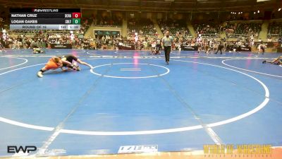 88 lbs Round Of 16 - Nathan Cruz, Scrap Yard Training vs Logan Oakes, Sebolt Wrestling Academy