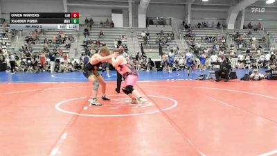 285 lbs Rr Rnd 2 - Owen Winters, LAW Red - HSB vs Xander Pizer, MetroWest United Lightning - HSB