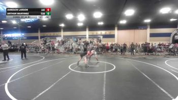 150 lbs Consi Of 64 #1 - Jameson Larson, Lake Stevens WC vs Arthur Martinez, Team Thunder
