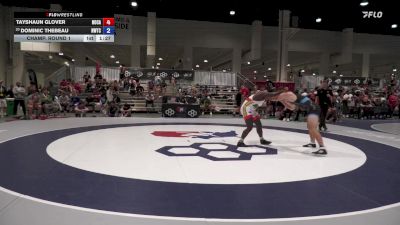 86 lbs Champ. Round 1 - Tayshaun Glover, North Carolina vs Dominic Thebeau, Nebraska Wrestling Training Center