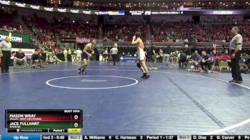 3A-170 lbs Cons. Round 3 - Jace Fullhart, Spencer vs Mason Wray, Valley, West Des Moines