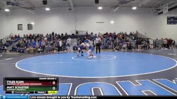125 lbs Champ. Round 2 - Matt Schuster, Elmhurst University vs Tyler Klein, University Of Wisconsin-Whitewater