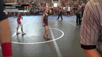 55 lbs 3rd Place Match - Carter Myers, Freedom Wrestling vs Jocelyn Sammons, Boo Trained