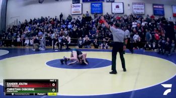 113 lbs Champ. Round 1 - Zander Joltin, West Geauga vs Christian Osborne, Akron Svsm