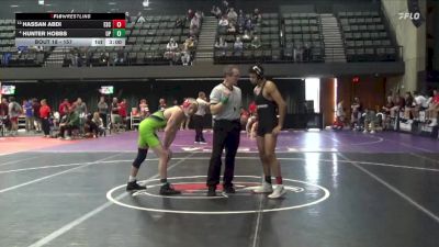 157 lbs Champ. Round 1 - Hassan Abdi, Evergreen State College vs Hunter Hobbs, Providence (Mont.)