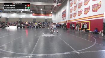 190 lbs Champ. Round 2 - Caige Horak, Massillon Perry vs Mason Winter, Jackson