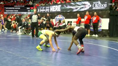 3A-120 lbs Cons. Round 5 - Sylvester Kotoe, Waterloo West vs Matthew Tran, Iowa City, West