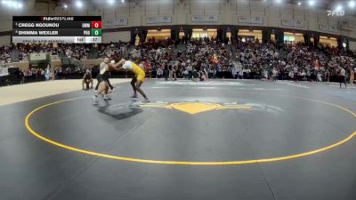 165-2A/1A 5th Place Match - Cregg Ngounou, Owings Mills vs Shimma Wexler, Poolesville