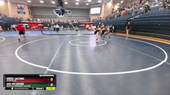 157 lbs Quarterfinal - Ian McGehee, Memphis University School vs Greg Jacobs, Allen Blue