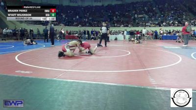 123 lbs Round Of 64 - Braden Perez, Owasso Junior High vs Wyatt Wilkinson, Skiatook Youth Wrestling