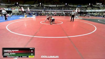 133 lbs Quarters & Wb (16 Team) - Andrew Mahony, Johns Hopkins vs Angel Banda, Reinhardt