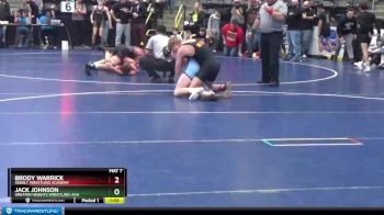 130 lbs Semifinal - Brody Warrick, Sebolt Wrestling Academy vs Jack Johnson, Greater Heights Wrestling-AAA