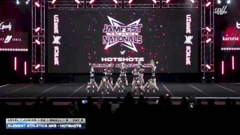 Element Athletics MKE - Hotshots [2026 L1 Junior - D2 - Small - B DAY 2] 2026 JAMfest Cheer Super Nationals