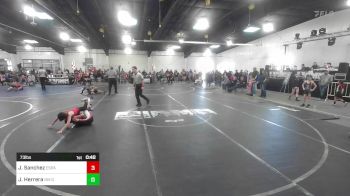 73 lbs Consi Of 4 - Jonah Sanchez, Espanola Wrestling vs Jonah Herrera, NM Gold