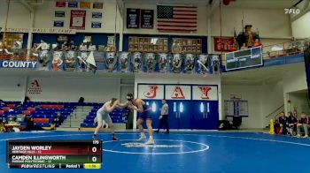 175 lbs Semis & Wb (16 Team) - Jayden Worley, Heritage Hills vs Camden Illingworth, Purdue Polytechnic
