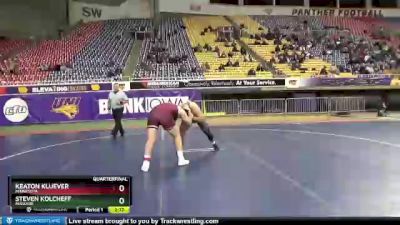 285 lbs Quarterfinal - Keaton Kluever, Minnesota vs Steven Kolcheff, Missouri