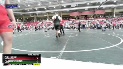 205 lbs Cons. Round 3 - Madden Wachter, Bobcat vs Phin McMain, Platte County