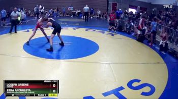 101 lbs Cons. Round 2 - Joseph Greene, Empire vs Ezra Archuleta, Sunkist Kids/Monster Garage