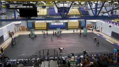 John I. Leonard HS SA "Greenacres FL 33463" at 2026 WGI Guard Stuart Regional+